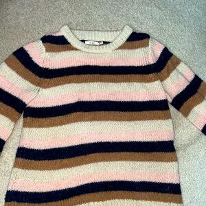 Striped oversize sweater